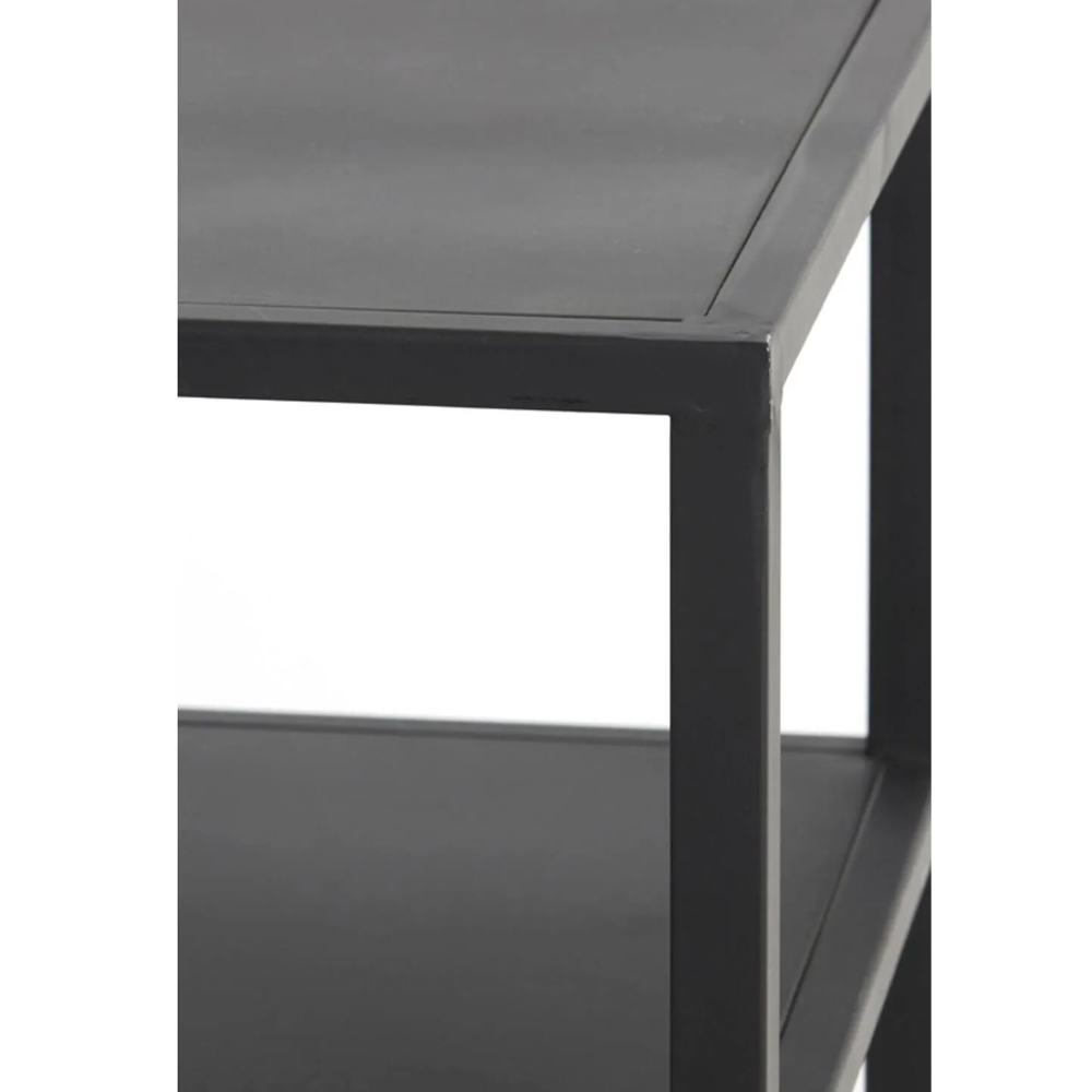 Konsolentisch YVANA von Light & Living 141x37x81 cm Regal Matt Schwarz Konsolentisch YVANA von Light & Living 141x37x81 cm Regal Matt Schwarz