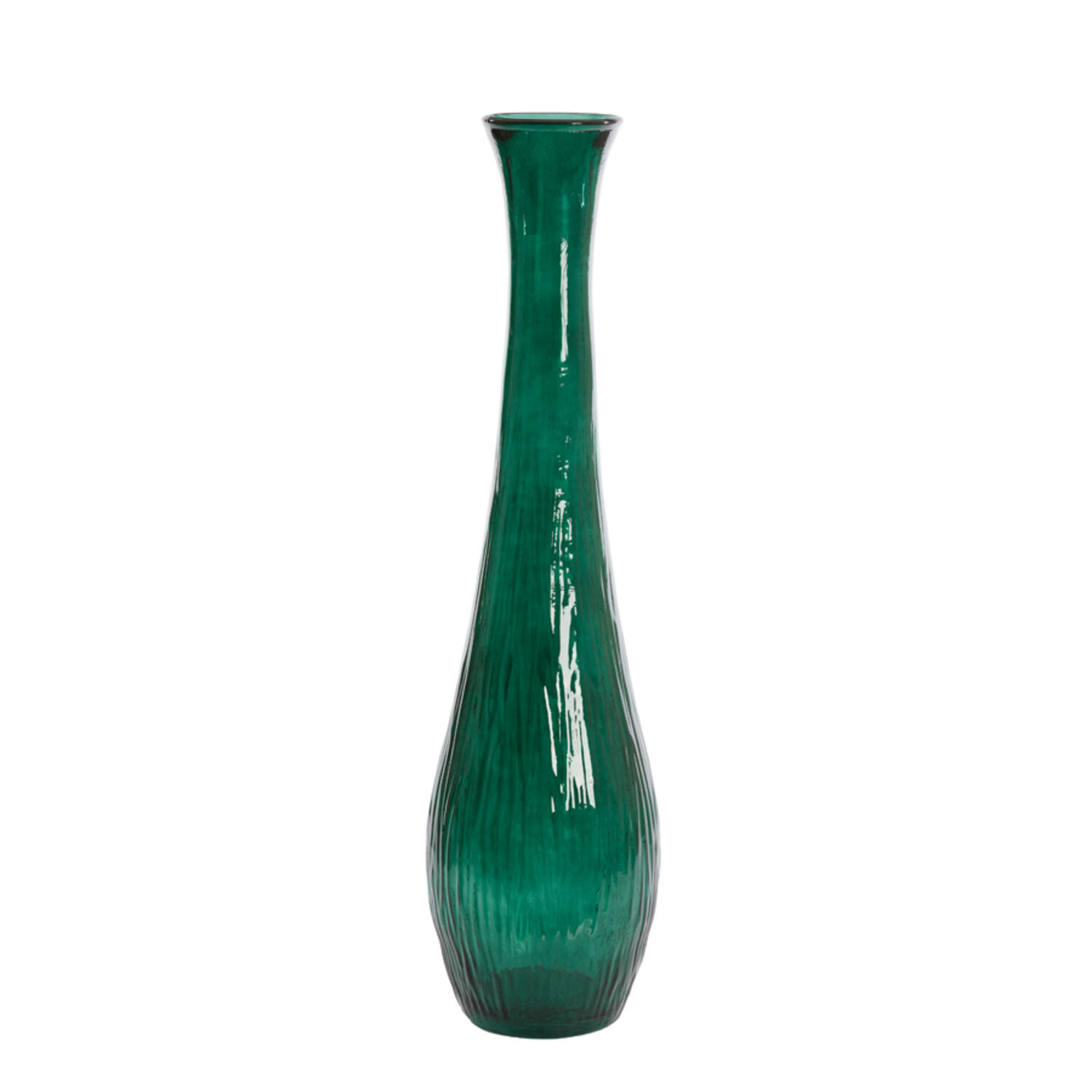 Dekovase Vase JUTHA von Light & Living Blumenvase Bodenvase Ø25x99 cm Dunkelgrün