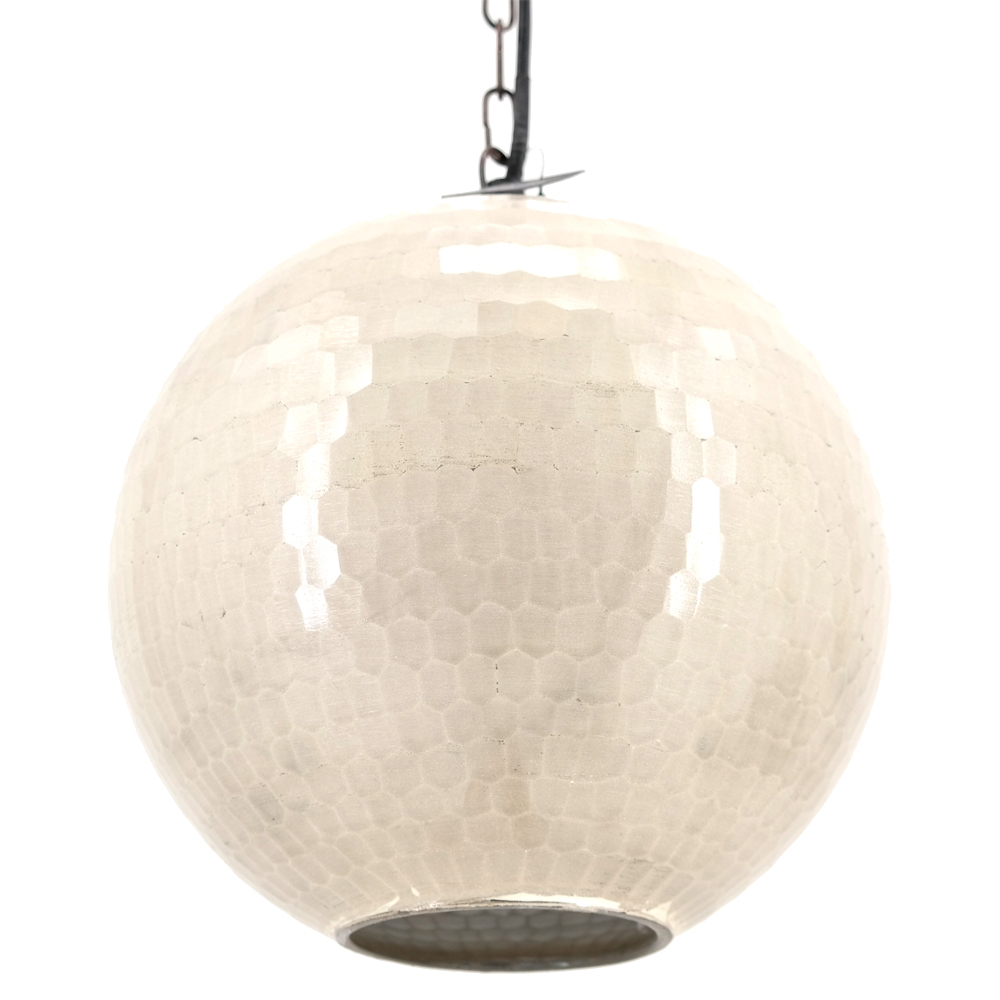 Deckenleuchte Hängeleuchte von PTMD Kugel Lampe Ø25x116 cm mit Kettenaufhängung