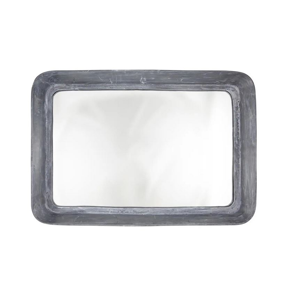 Wandspiegel Laugh Grau/Weiß von Light & Living Spiegel 90 x 62 cm Wandspiegel Laugh Grau/Weiß von Light & Living Spiegel 90 x 62 cm