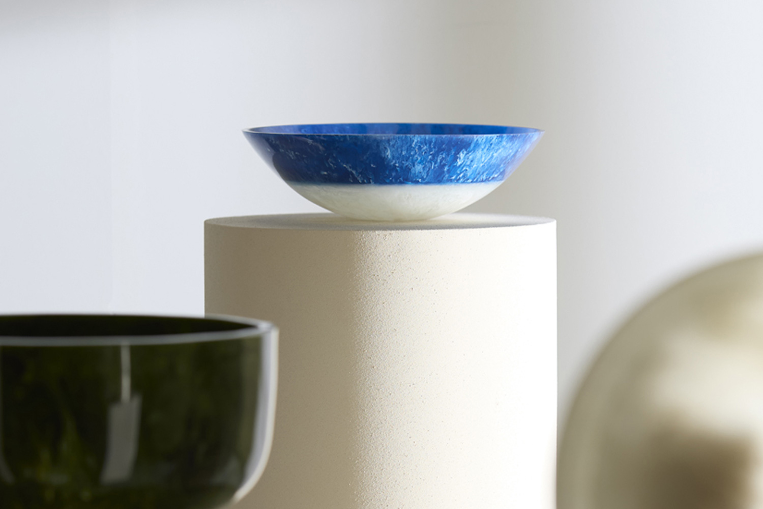 6354180-schale-binanga-light-living-blau-weiss_3.jpg Dekoschale Schale BINANGA von Light & Living Ø26x7,5 cm Kunststoff Blau-Weiß