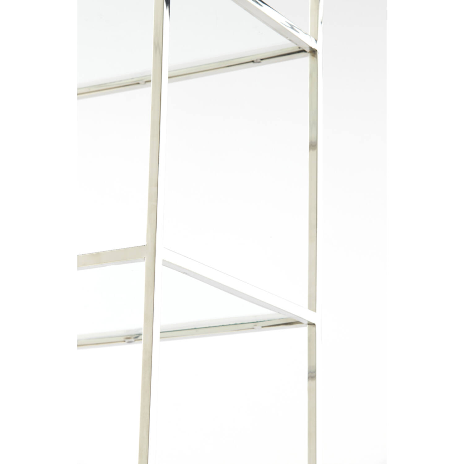 Standregal MARIKI von Light & Living 55x40x180 cm Schrank offen Glas-Nickel Standregal MARIKI von Light & Living 55x40x180 cm Schrank offen Glas-Nickel