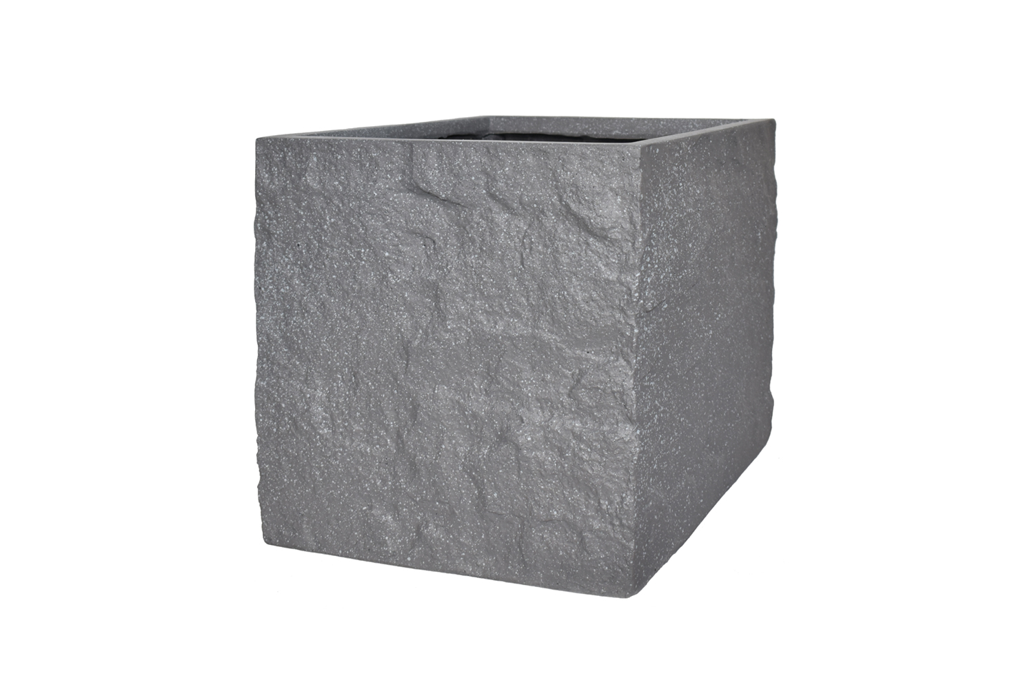 Pflanzgefäß The Rock Pflanzkasten Blumenkasten 36x35 cm Grau-Gepunktet Pflanzgefäß The Rock Pflanzkasten Blumenkasten 36x35 cm Steinoptik Grau