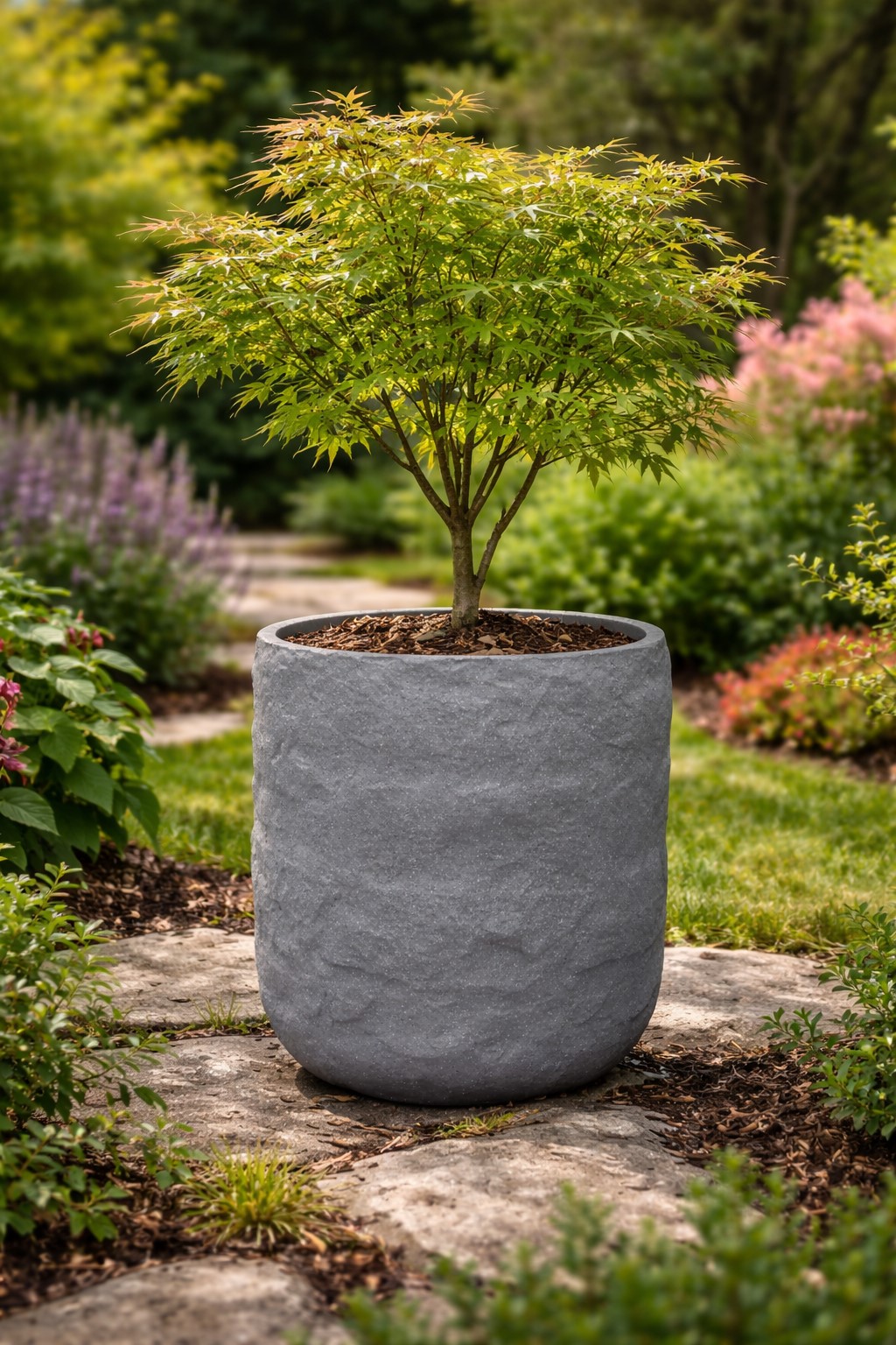 Pflanzgefäß The Rock Pflanzkasten Blumenkasten 53x50,5 cm Steinoptik Grau Pflanzgefäß The Rock Pflanzkasten Blumenkasten 53x50,5 cm Steinoptik Grau