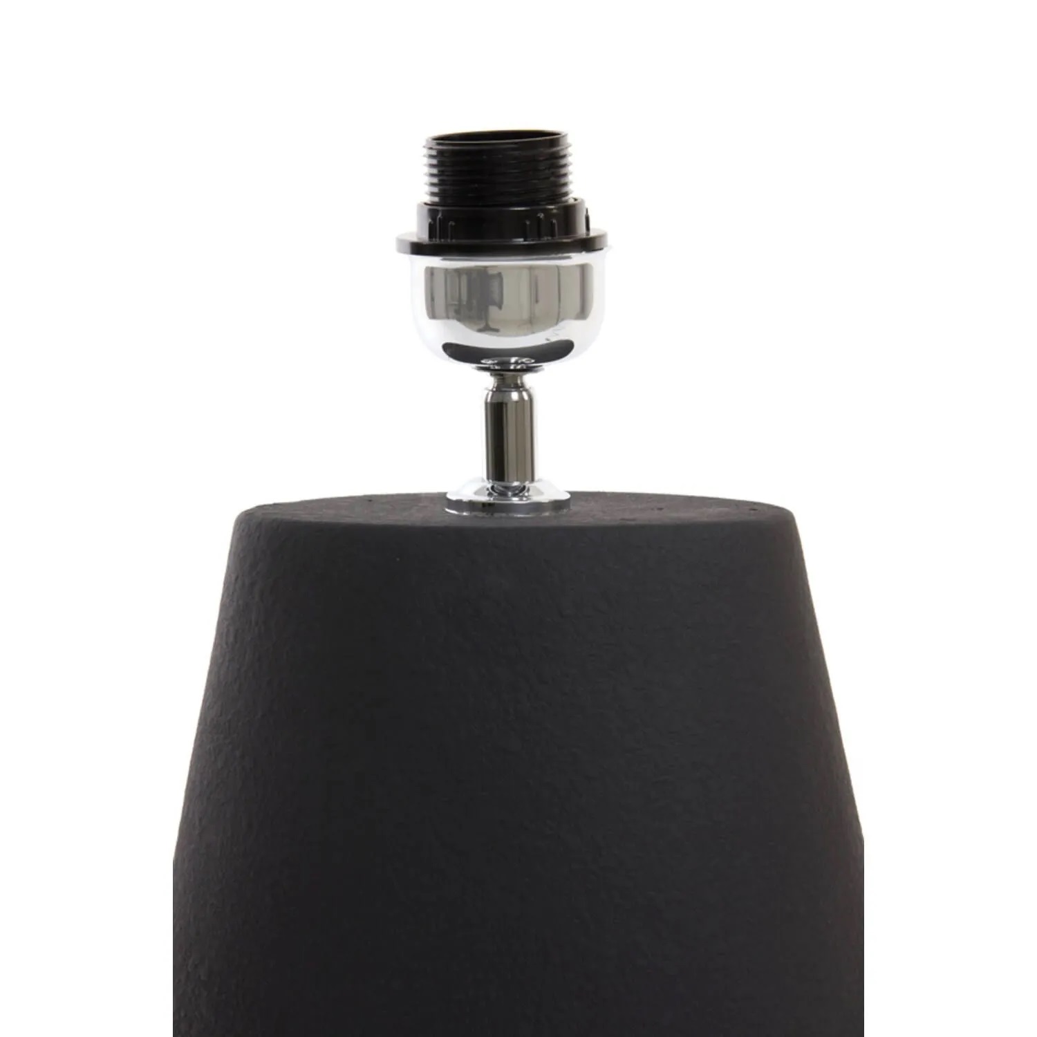 Lampenfuß von Light & Living CIARA 51,5 x 29,5 cm, Tischleuchte, schwarz, Keramik Tischlampe von Light & Living MELLAN Ø30x45cm, Tischleuchte, schwarz-braun, Glas-Metall