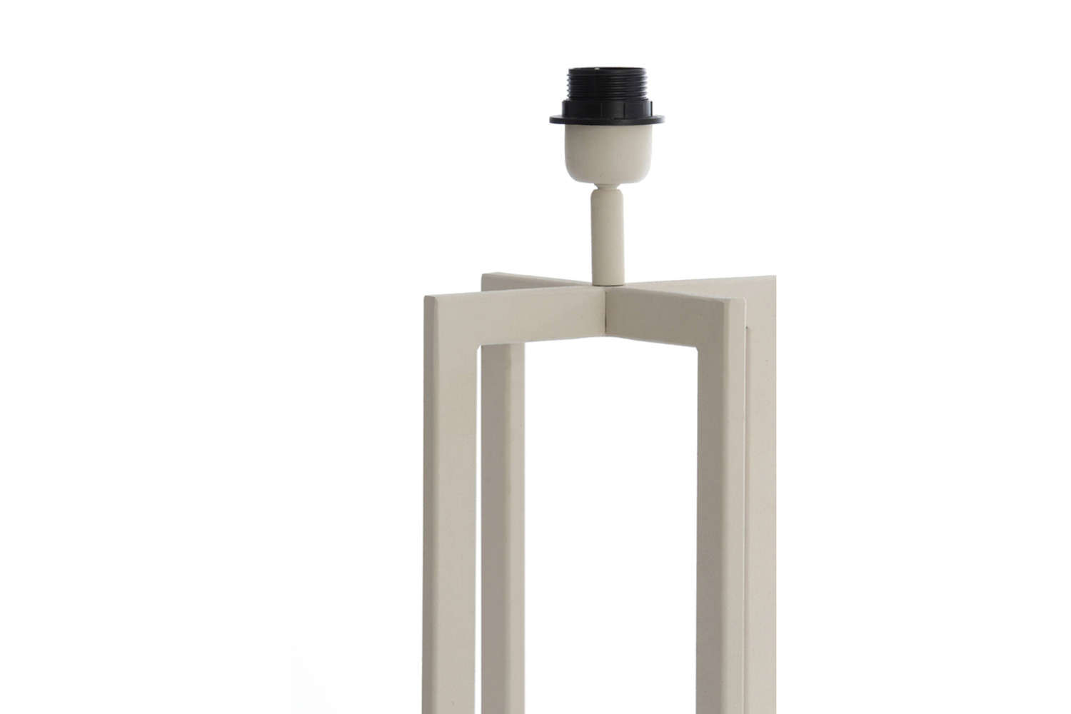 Lampenfuß MACE von Light & Living Tischleuchte Lampe 21x21x46 cm Metall Creme