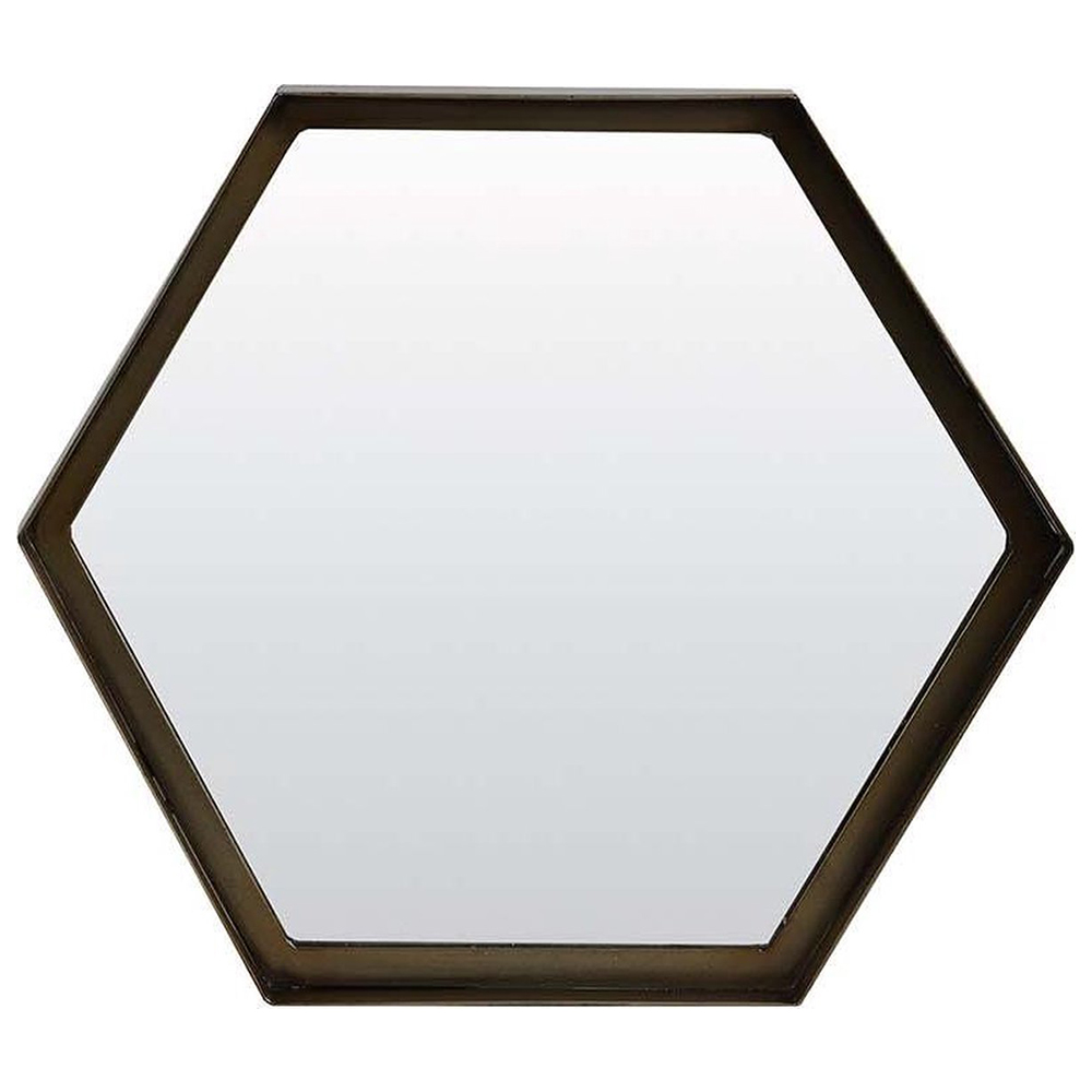 Wandspiegel Stelvio Bronze von Light & Living Sechseckig 35 x 31 cm Wandspiegel Stelvio Bronze von Light & Living Sechseckig 35 x 31 cm