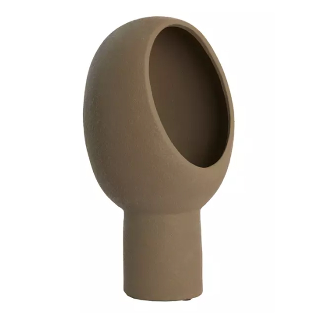 Tischleuchte MONK von Light & Living 25x25x46 cm Lampe Keramik Braun