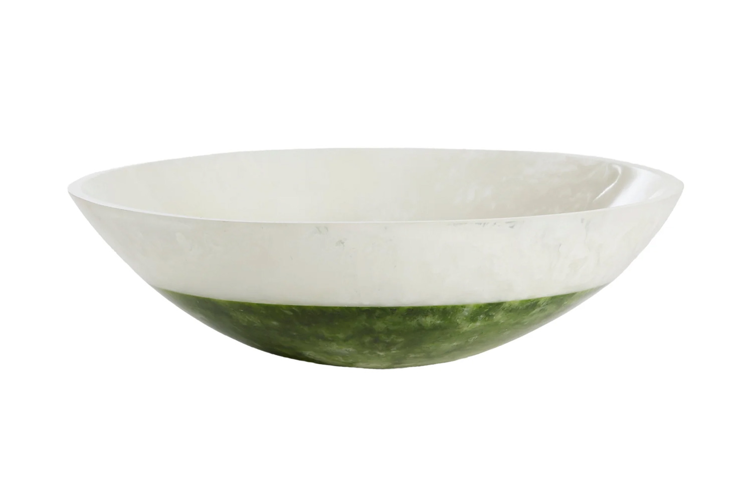 6354173-schale-binanga-light-living-gruen-weiss_1.jpg Dekoschale Schale BINANGA von Light & Living Ø26x7,5 cm Kunststoff Weiß-Grün