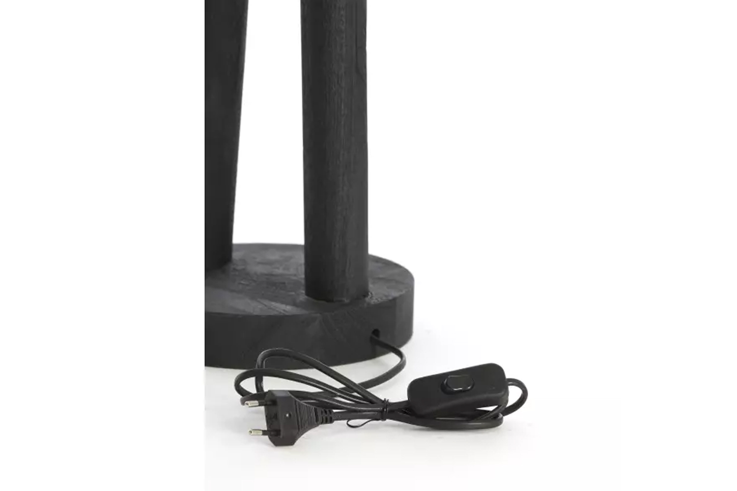 Lampenfuß XITTA von Light & Living Tischleuchte Ø20x55 cm Holz Schwarz