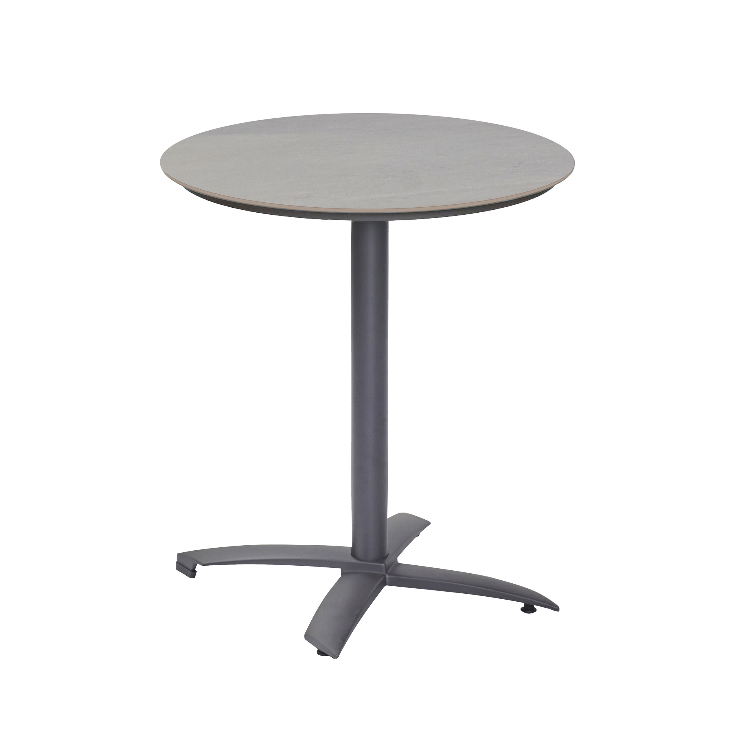 Gartentisch Ohio Balkontisch Bistrotisch klappbar Ø70cm rund anthrazit Gartentisch Ohio Balkontisch Bistrotisch klappbar Ø70cm rund anthrazit