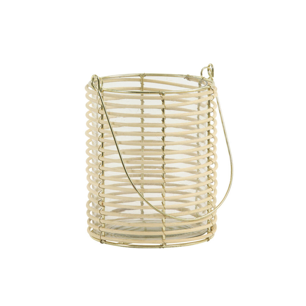 Teelicht Windlicht OSANA von Light & Living Ø10x13 cm Rattan Naturell Teelicht Windlicht OSANA von Light & Living Ø10x13 cm Rattan Naturell