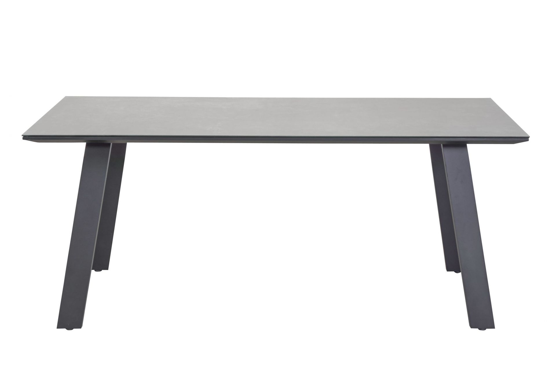 Gartentisch Denver Esstisch Terrassentisch 180x90cm Glaskeramik Beton Optik