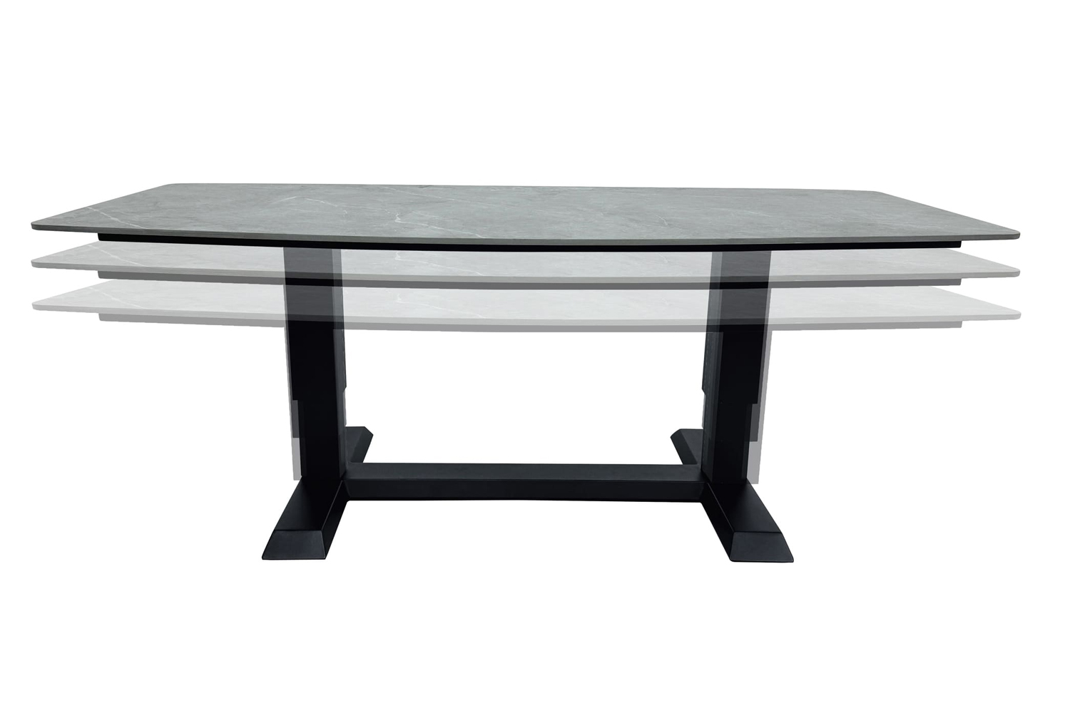 Gartentisch Malte Lifttisch Esstisch 180x90cm Aluminium/sintered stone Anthrazit Gartentisch Malte Lifttisch Esstisch 180x90cm Aluminium/sintered stone Anthrazit