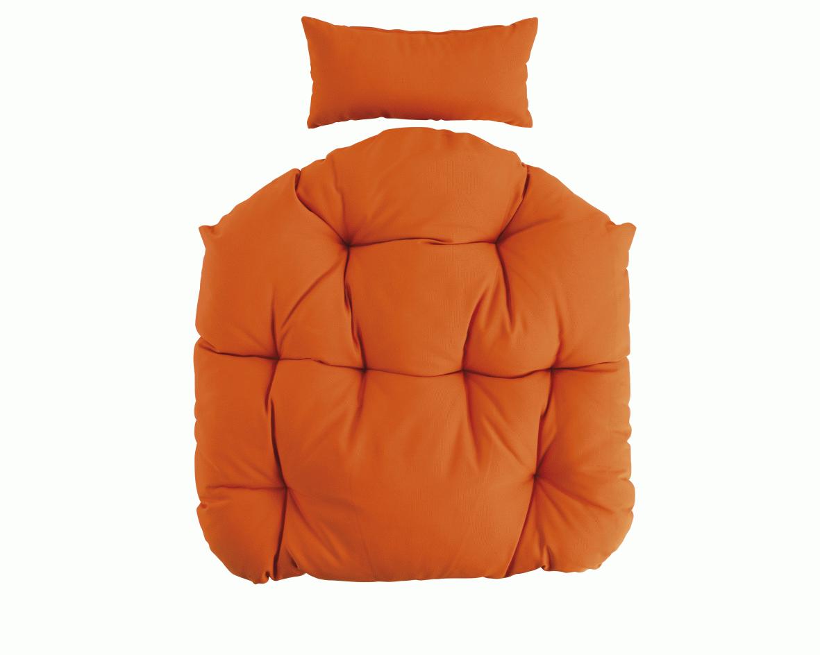 Sitzkissen Hänge-Sessel Sitzpolster Rückenpolster Auflage Orange