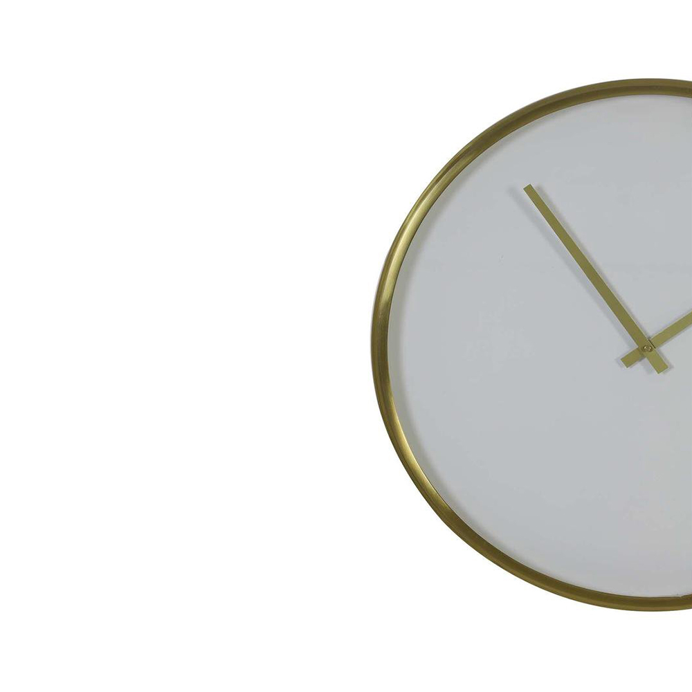 Wanduhr SEPONI Ø41 von Light & Living Uhr Weiß-Bronze matt