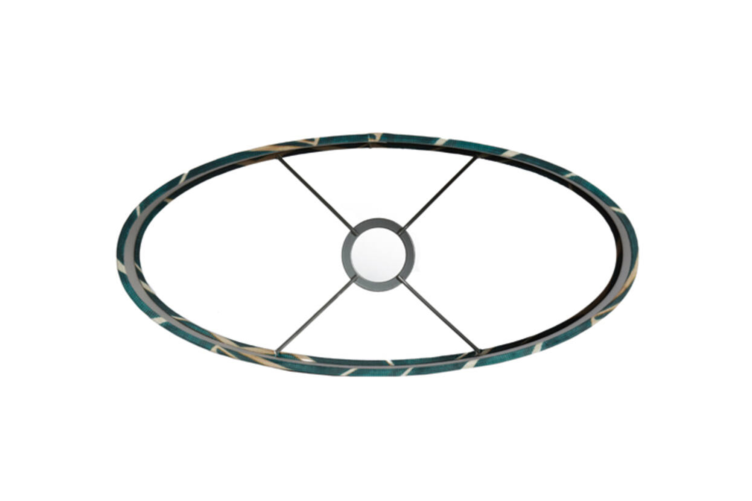 Lampenschirm Zylinder TIARA von Light & Living oval 38x17,5x28 cm Grün Lampenschirm Zylinder TIARA von Light & Living oval 38x17,5x28 cm Grün