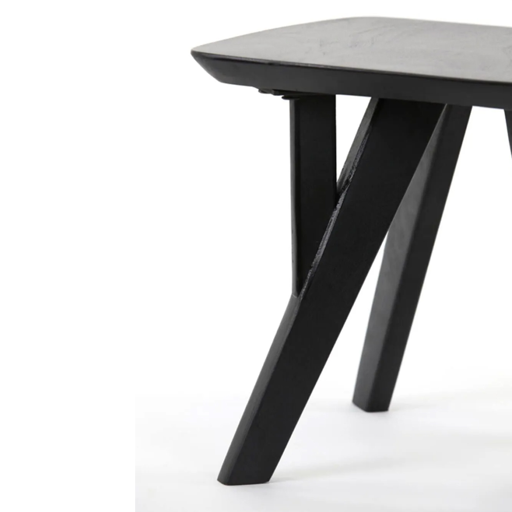 Beistelltisch QUENZA von Light & Living 44x44x36 cm Akazienholz Schwarz Beistelltisch QUENZA von Light & Living 44x44x36 cm Akazienholz Schwarz