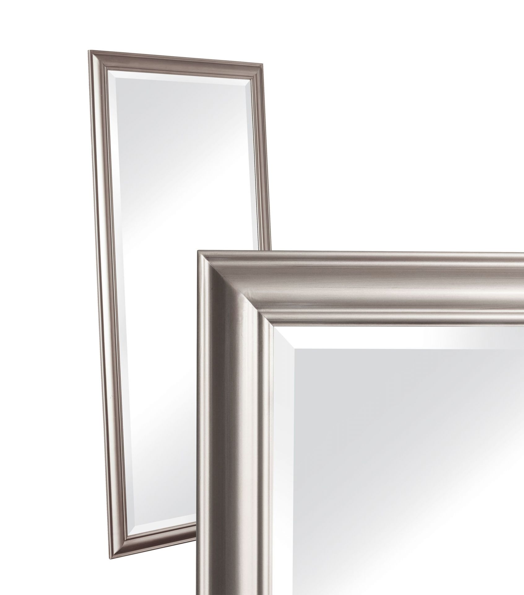 Wandspiegel Schlicht Silber 180x80 cm Landhaus-Stil XL Ganzkörperspiegel Wandspiegel Schlicht Silber 180x80 cm Landhaus-Stil XL Ganzkörperspiegel