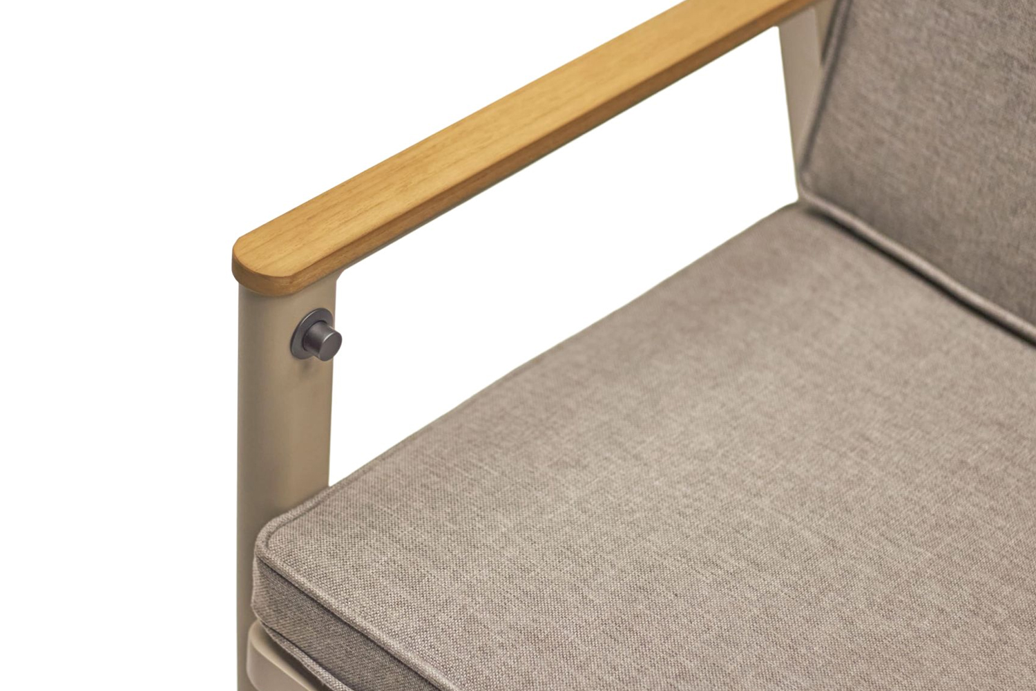 Positionsstuhl Austin Verstellsessel Gartenstuhl Teak-Armlehne Taupe-Grau Positionsstuhl Austin Verstellsessel Gartenstuhl Teak-Armlehne Taupe-Grau