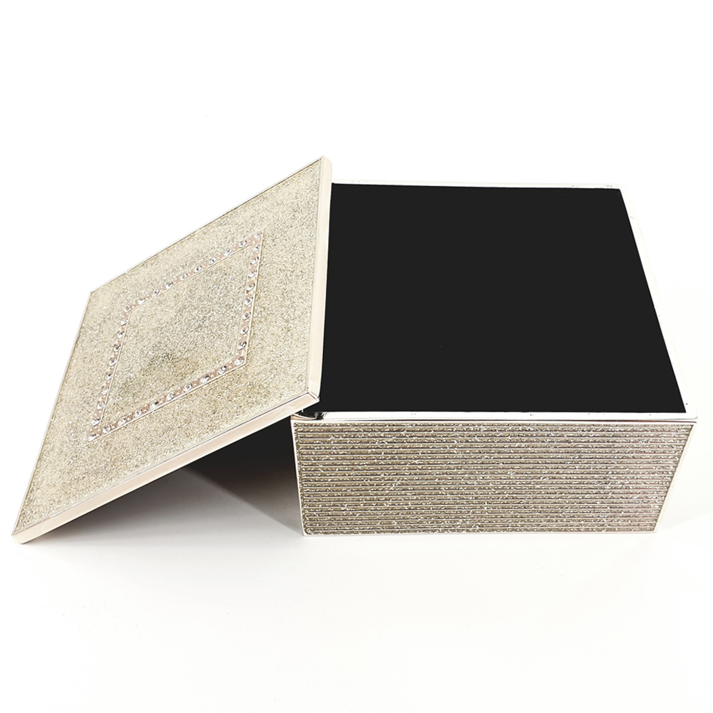 Schmuckdose Universaldose mit Strasssteinen Box Schmuckschatulle Dose Schmuckdose Universaldose mit Strasssteinen Box Schmuckschatulle Dose