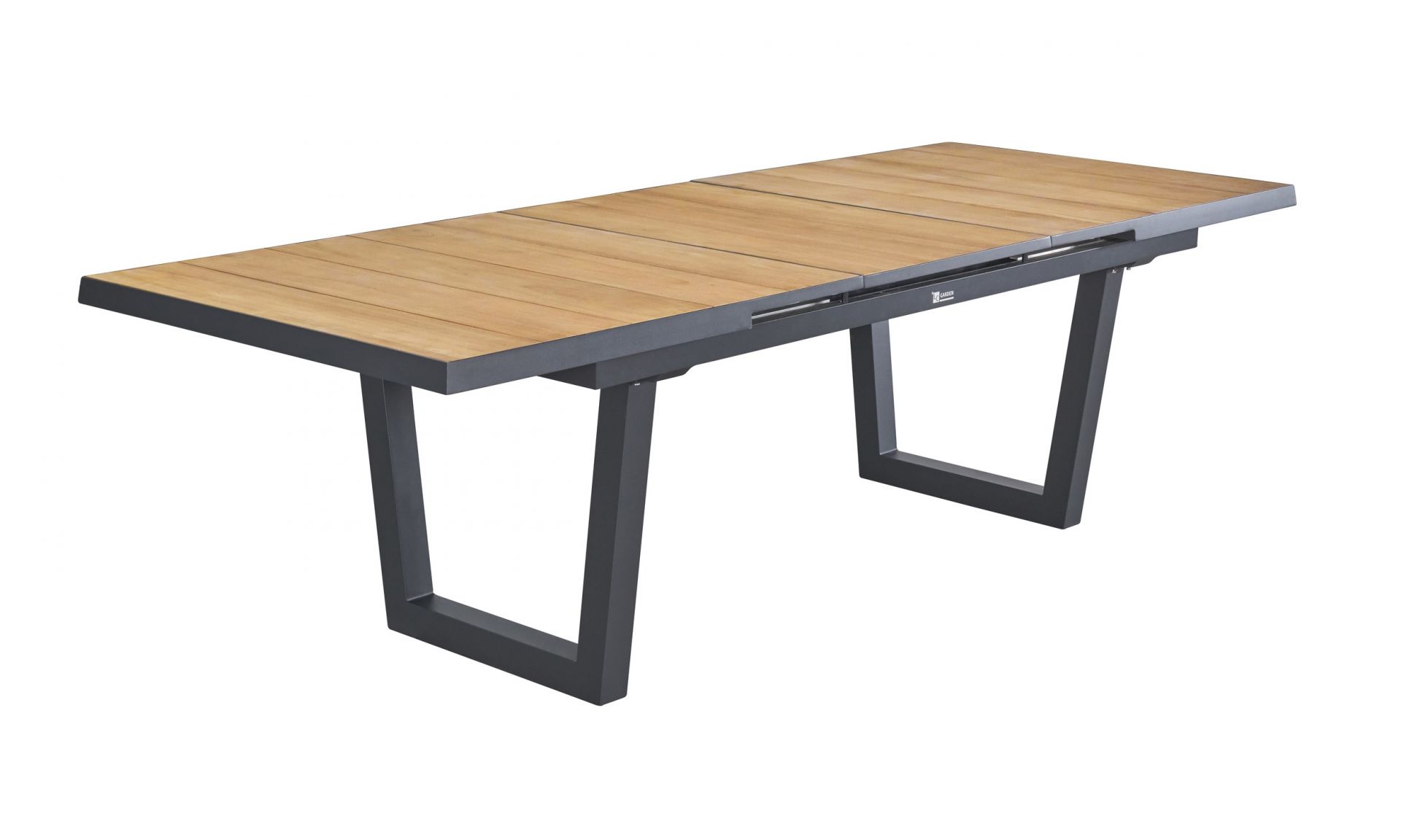 Gartentisch Texus Ausziehtisch mit Synchronauszug Teakholz 200/260x100cm