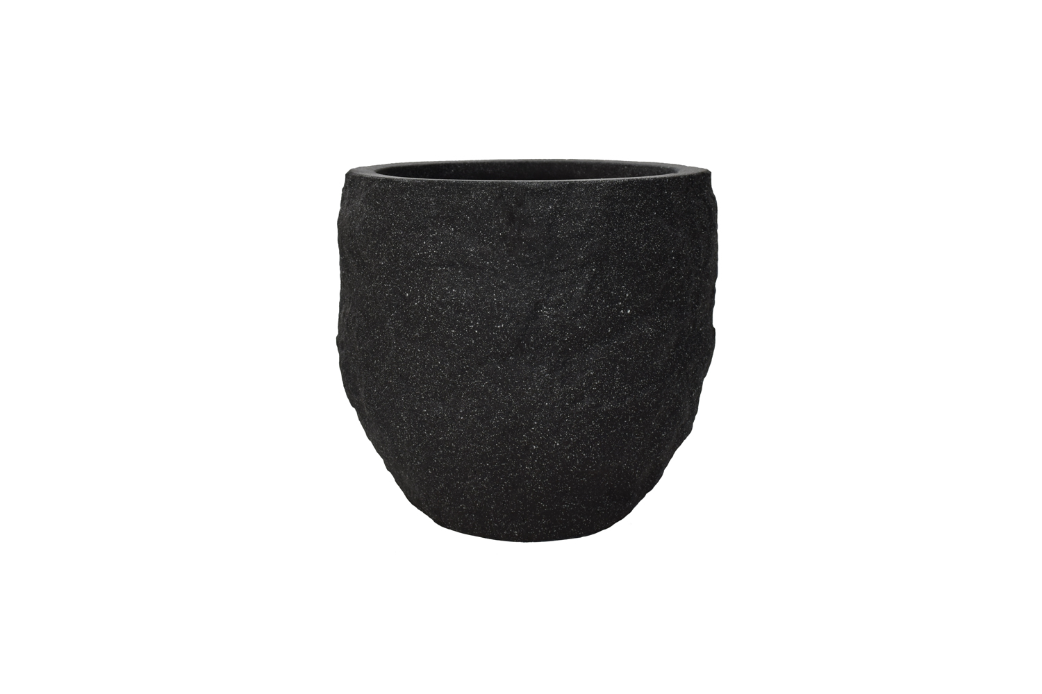 Pflanzgefäß The Rock Pflanzkasten Blumenkasten 28x24 cm Steinoptik Anthrazit