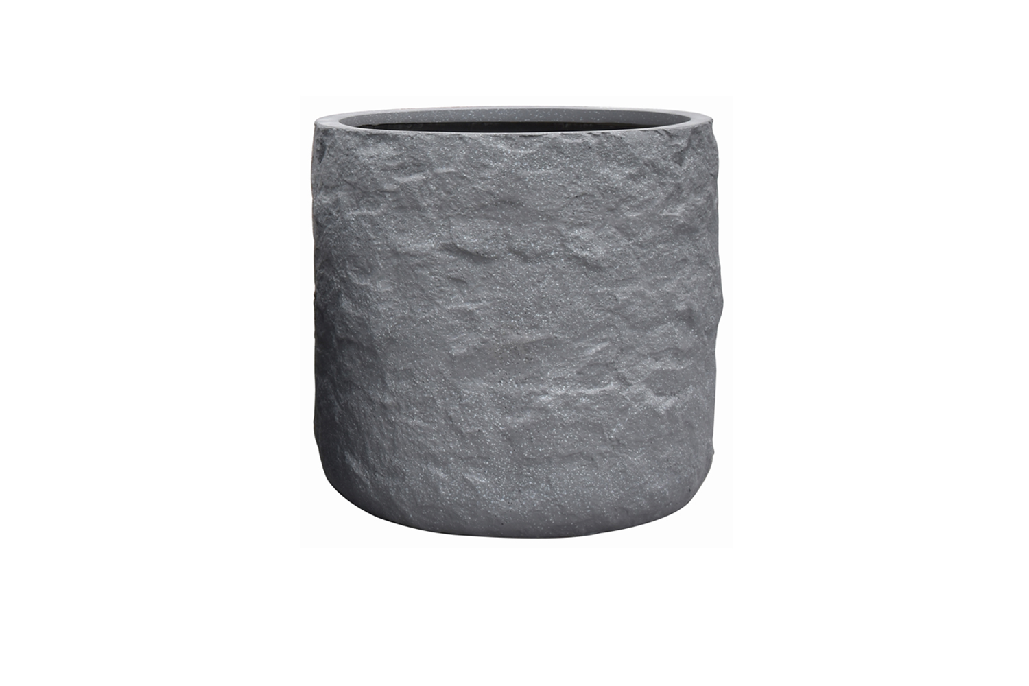 Pflanzgefäß The Rock Pflanzkasten Blumenkasten 28x25 cm Grau-Gepunktet Pflanzgefäß The Rock Pflanzkasten Blumenkasten 28x25 cm Steinoptik Grau