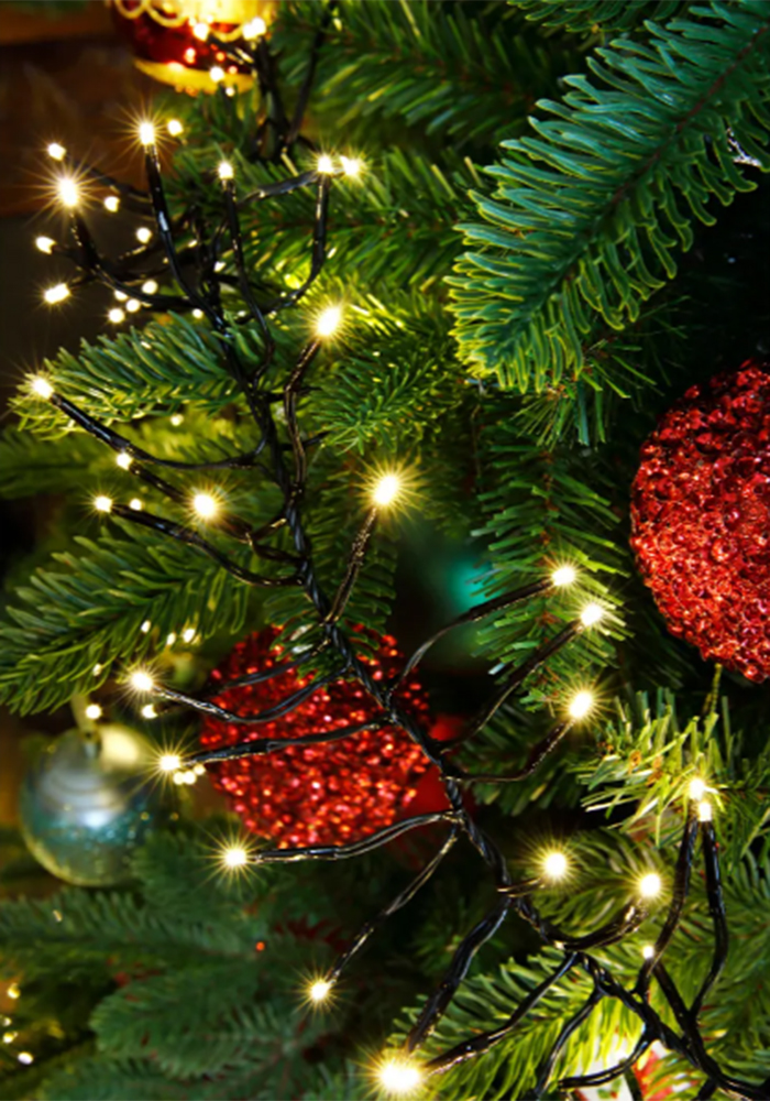 Cluster Lichterkette Weihnachtsbeleuchtung Lumineo Compact 936 LED-Leuchten klassisch weiß 12m Cluster Lichterkette Weihnachtsbeleuchtung Lumineo Compact 936 LED-Leuchten klassisch weiß 12m