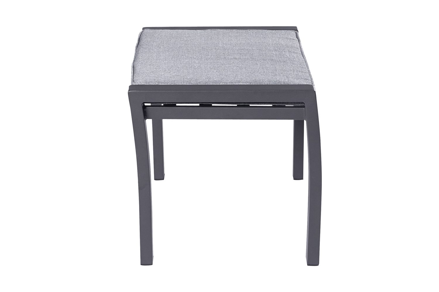 Hocker Fußbank Burundi inkl. Kissen Garten Anthrazit Aluminium Hocker Fußbank Burundi inkl. Kissen Garten Anthrazit Aluminium