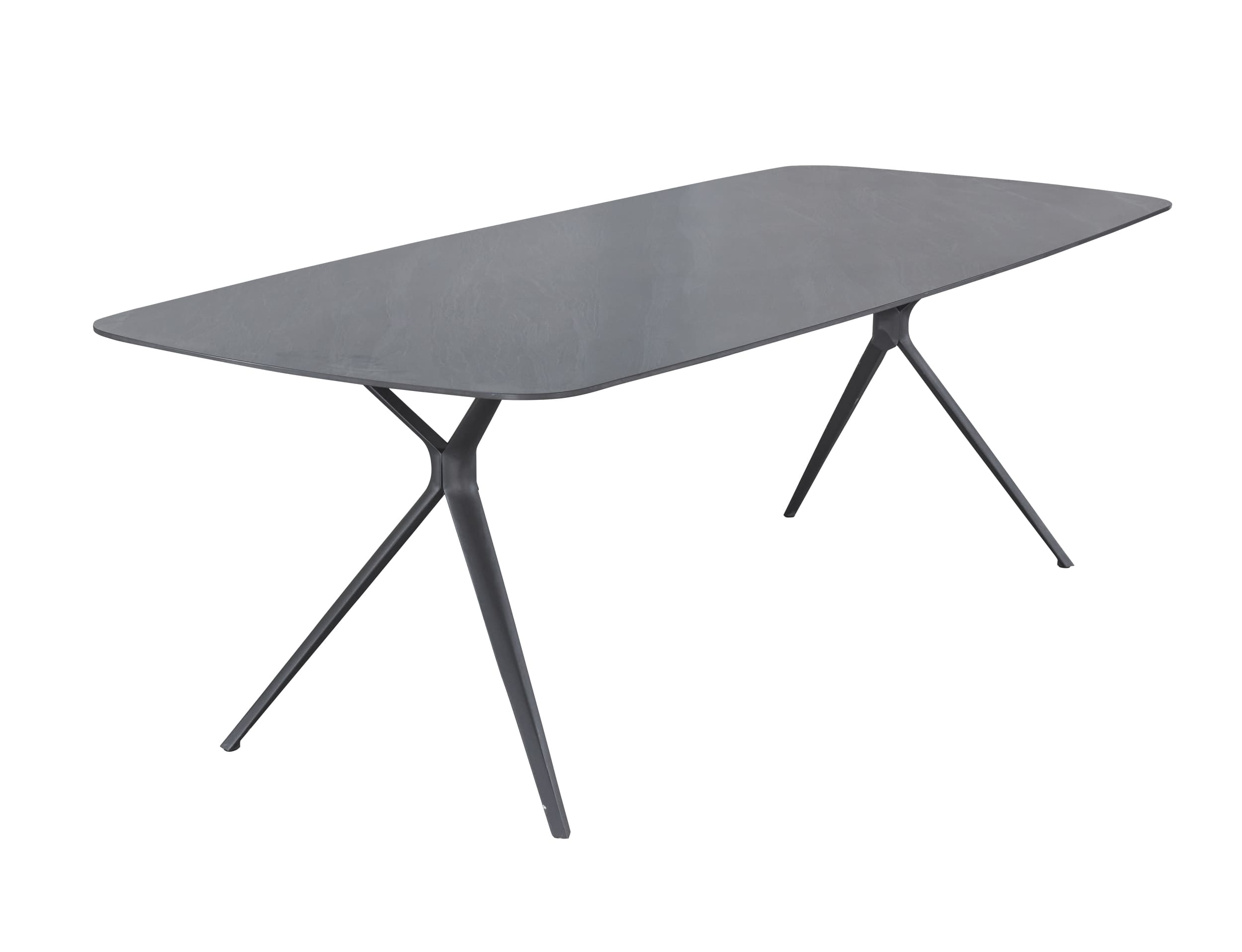 Gartentisch Balu Esstisch Terrassentisch 200x100x75cm Aluminium/sintered stone Anthrazit
