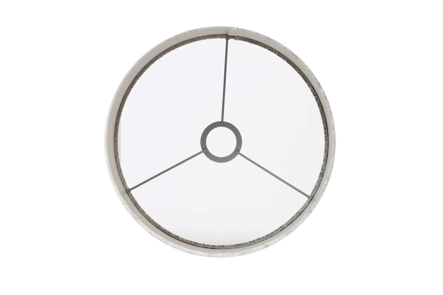 Lampenschirm Zylinder GEMSTONE von Light & Living Samt Silber Ø40x30 cm