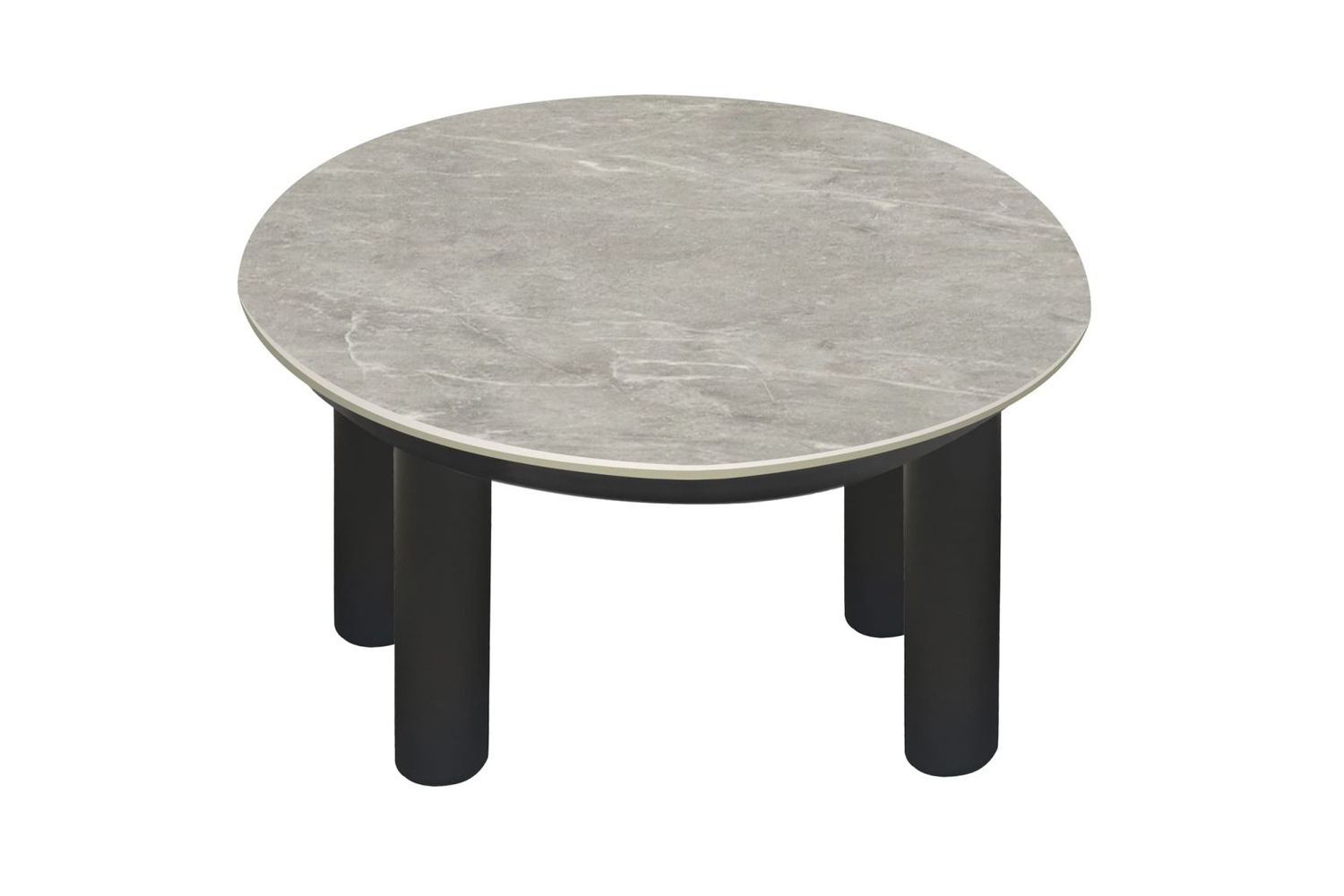 Couchtisch Madison Gartentisch Loungetisch 110x69x35 cm Anthrazit-Keramik