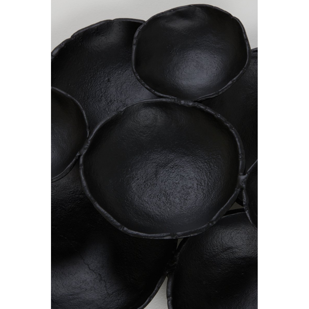 Wandornament LAMABO von Light & Living 53x10x43 cm Deko Metall Matt Schwarz