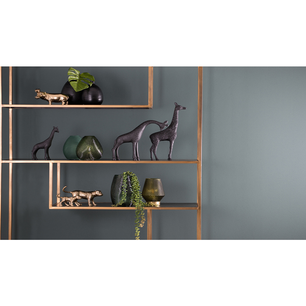 Ornament GIRAFFE von Light & Living Skulptur 18x7,5x37 cm Schwarz