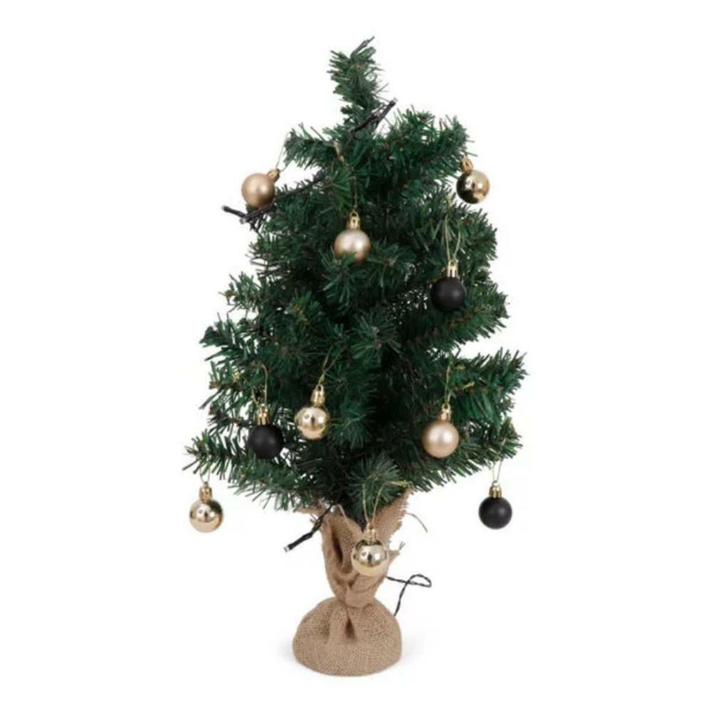 Senza Weihnachtsbaum künstlich mit Beleuchtung und Christbaumschmuck 52 cm Senza Weihnachtsbaum künstlich mit Beleuchtung und Christbaumschmuck 52 cm