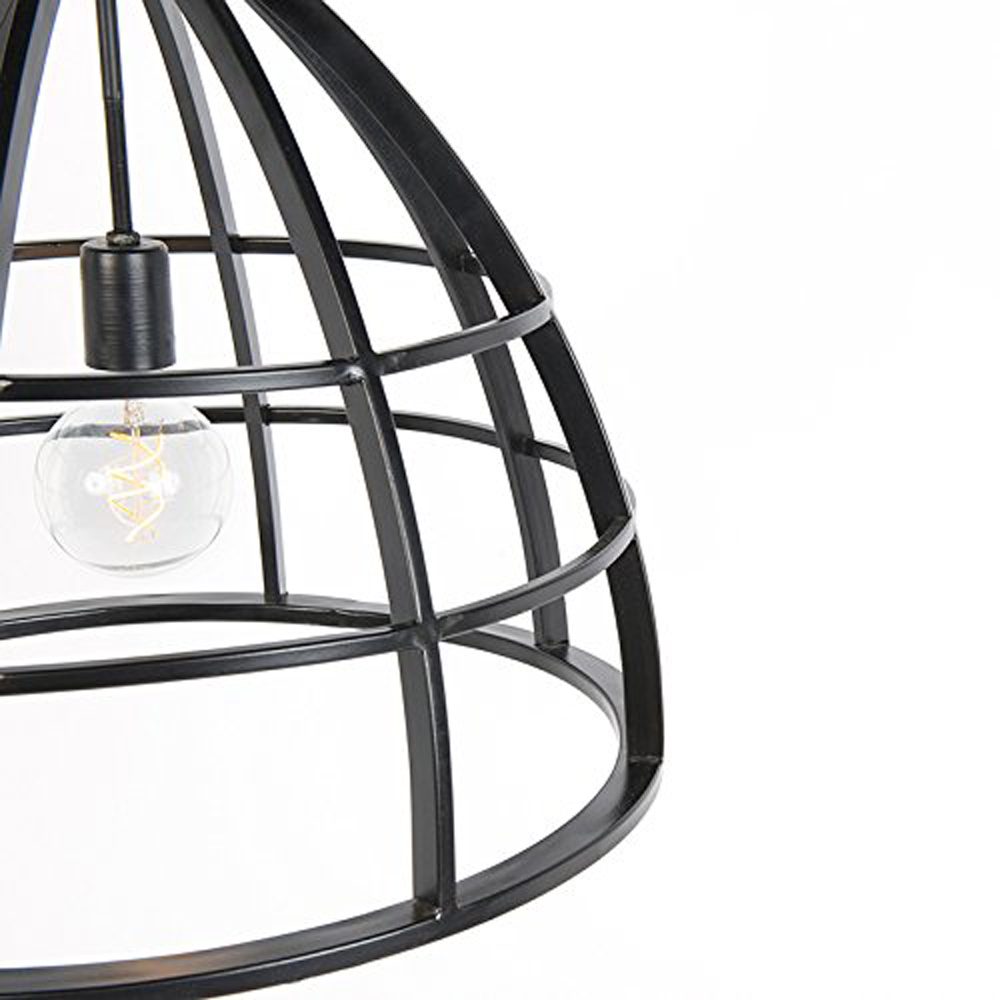 Deckenleuchte Hängeleuchte RUDO von Light & Living Lampe Ø53x63,5 cm Schwarz