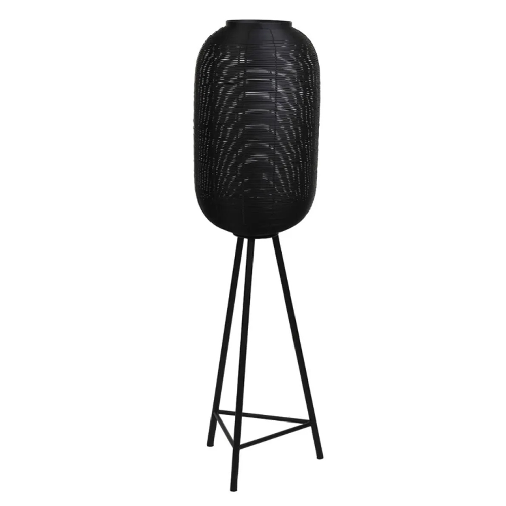 Stehleuchte Dreifuß TOMEK von Light & Living Ø35x136 cm Stehlampe Matt Schwarz