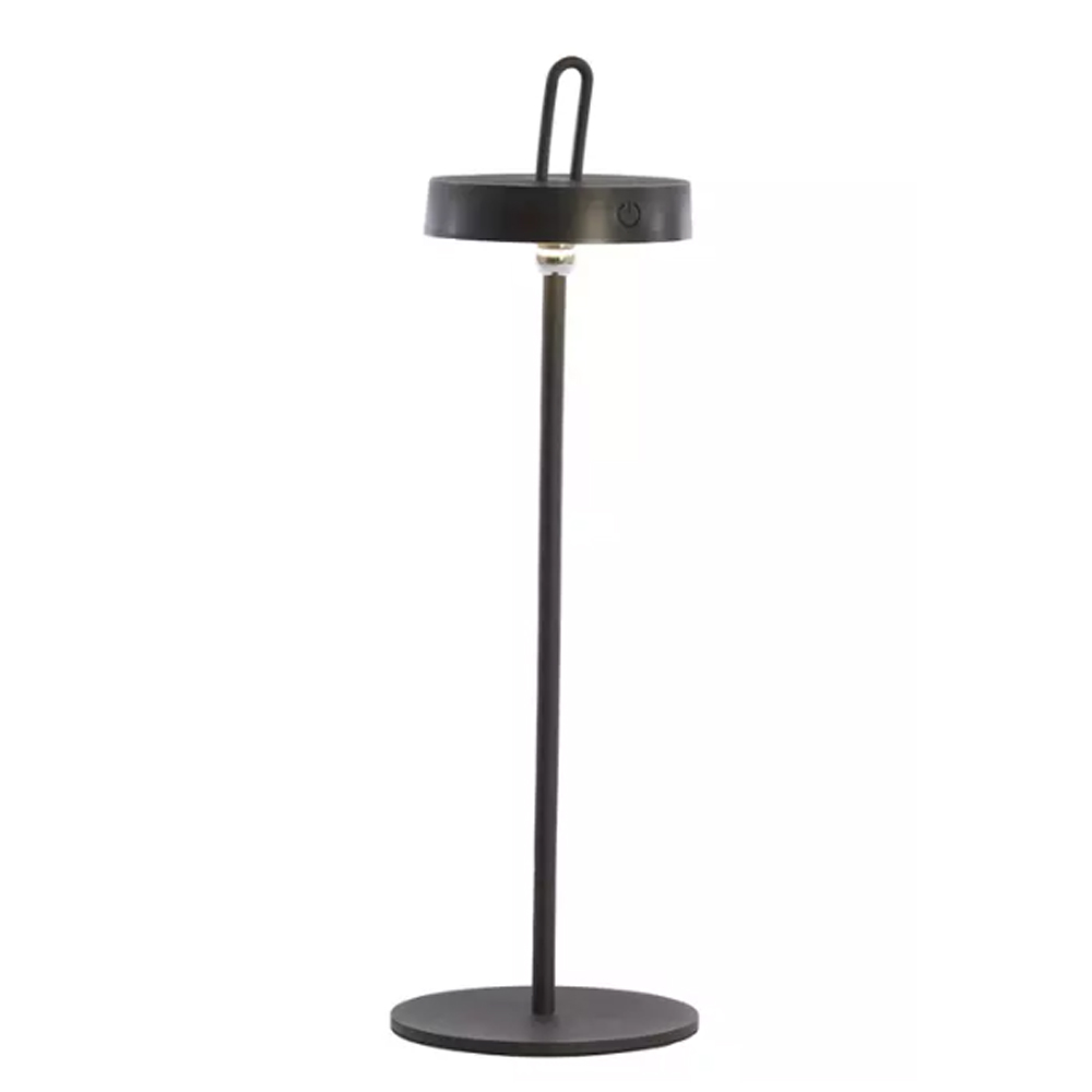 LED Tischleuchte AMPEHA von Light & Living Ø13x47 cm Lampe Schwarz
