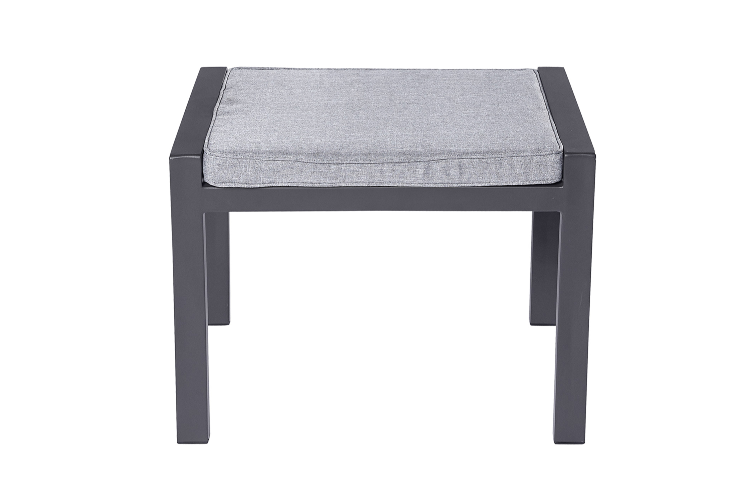Hocker Fußbank Burundi inkl. Kissen Garten Anthrazit Aluminium Hocker Fußbank Burundi inkl. Kissen Garten Anthrazit Aluminium