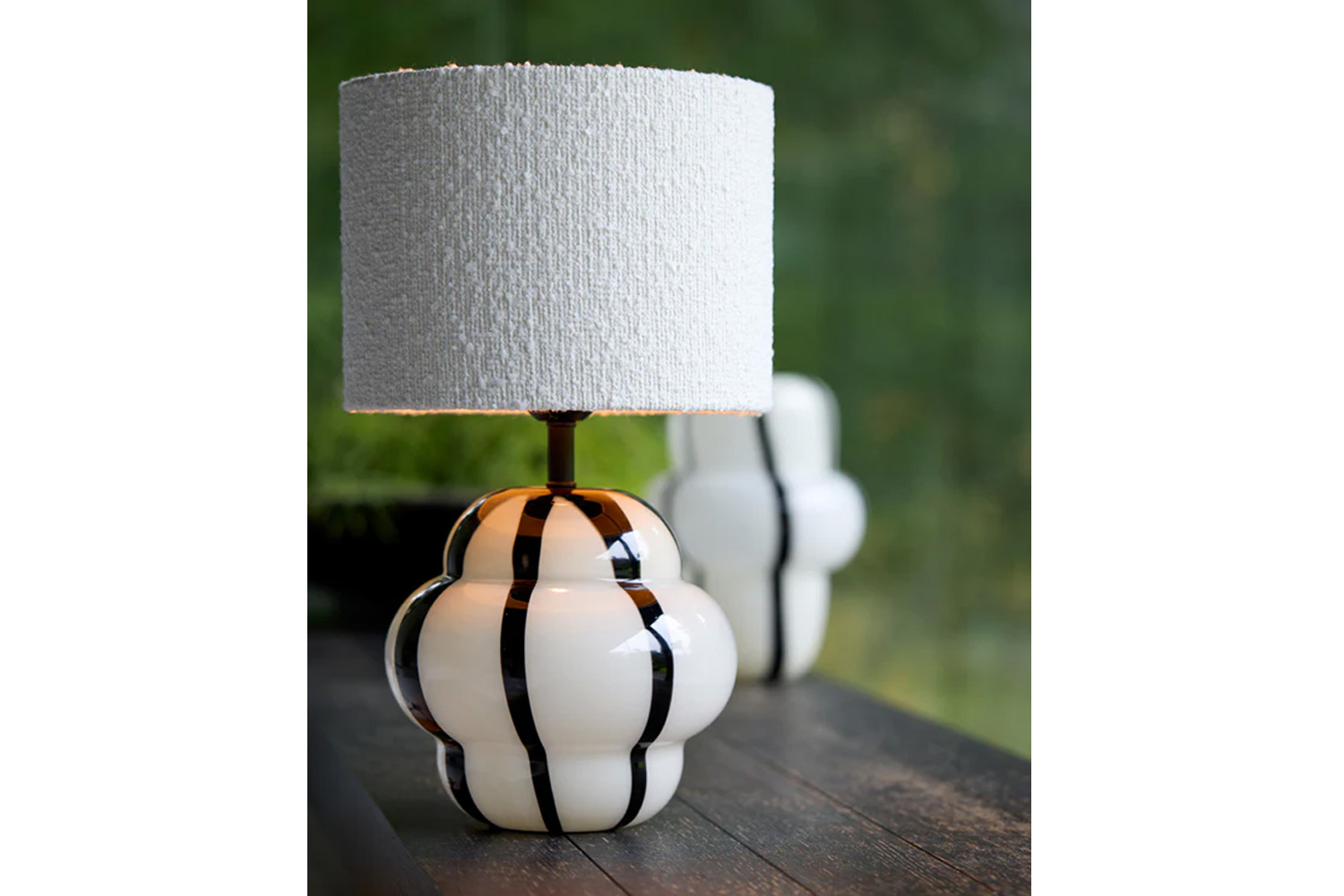 1738543-lampenfuss-tischleuchte-ylien-light-living-creme-schwarz-glas_6.jpg Lampenfuß YLIEN von Light & Living Ø22x28 cm Tischleuchte Glas Creme-Schwarz