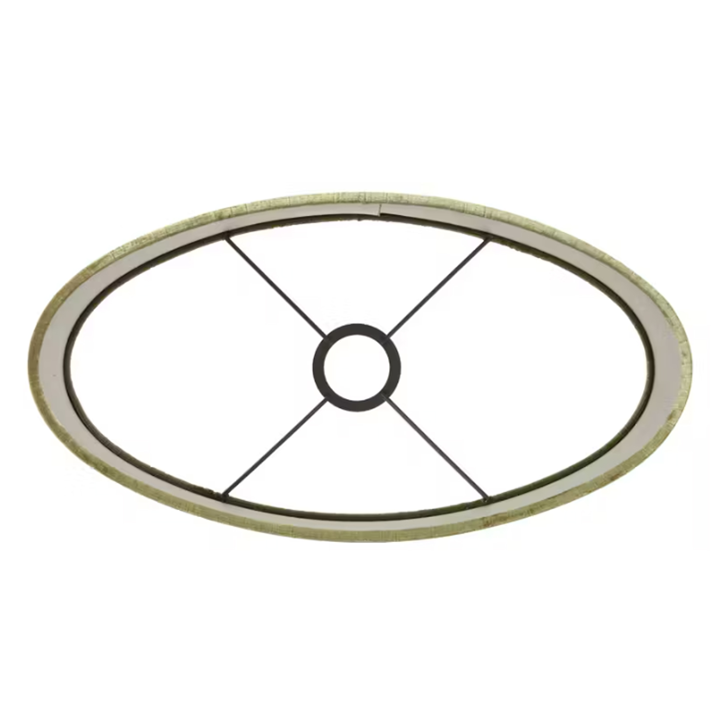 Lampenschirm Zylinder GEMSTONE von Light & Living Samt Oliv 58x24x32 cm Oval