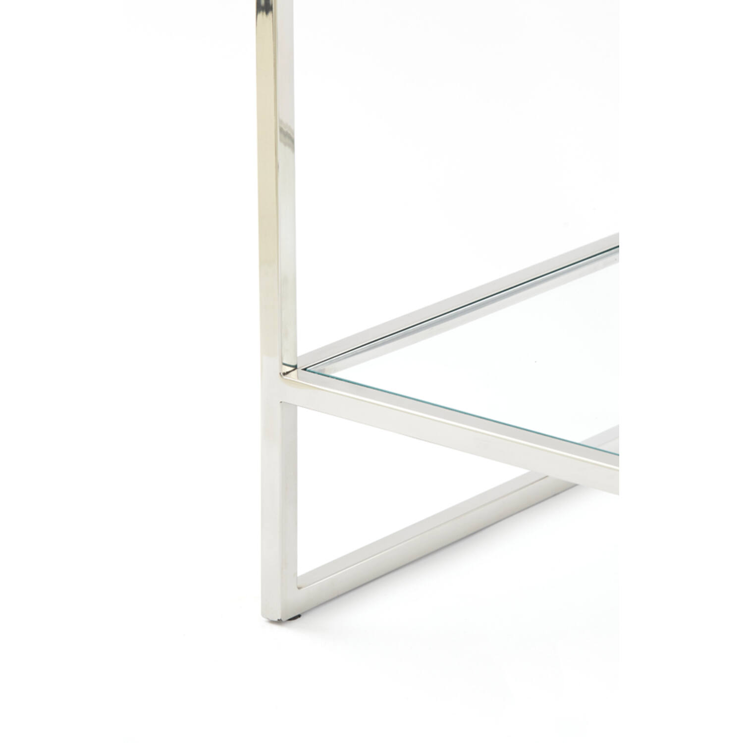 Standregal MARIKI von Light & Living 55x40x180 cm Schrank offen Glas-Nickel