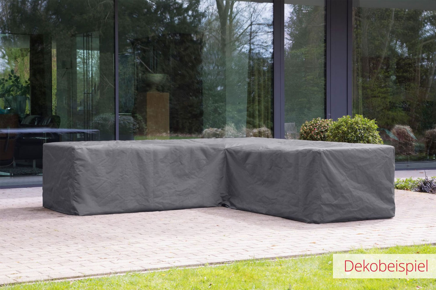 Schutzhülle Abdeckung für Ecksofa 275/100x275/100x75 cm Gartenmöbel