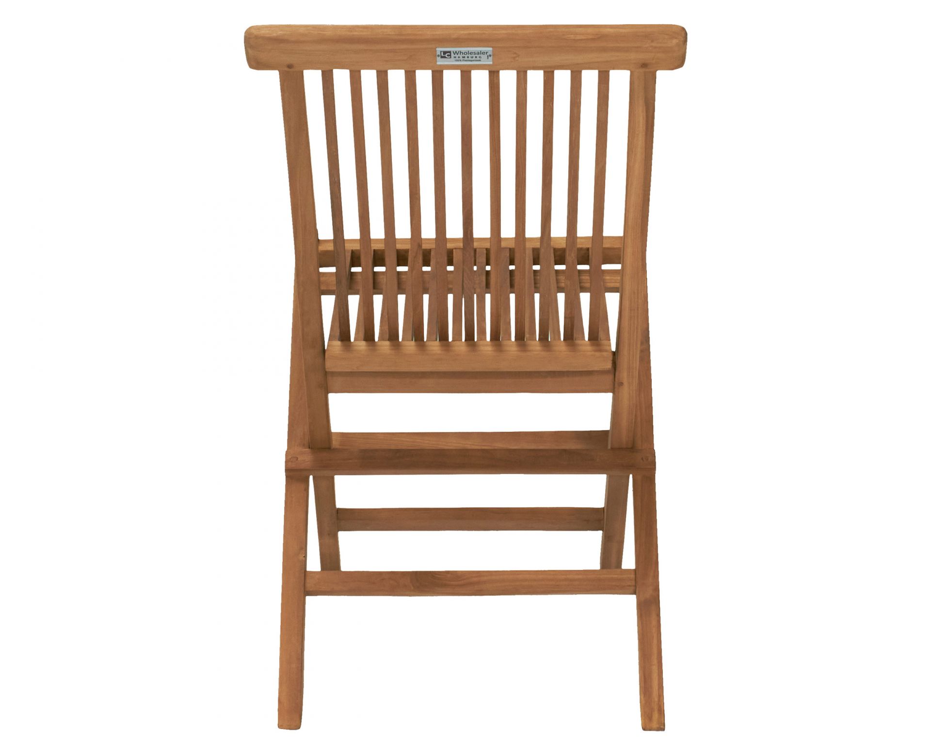 Klappstuhl Ela 2er Set Teak Gartenstuhl 47x43x89cm