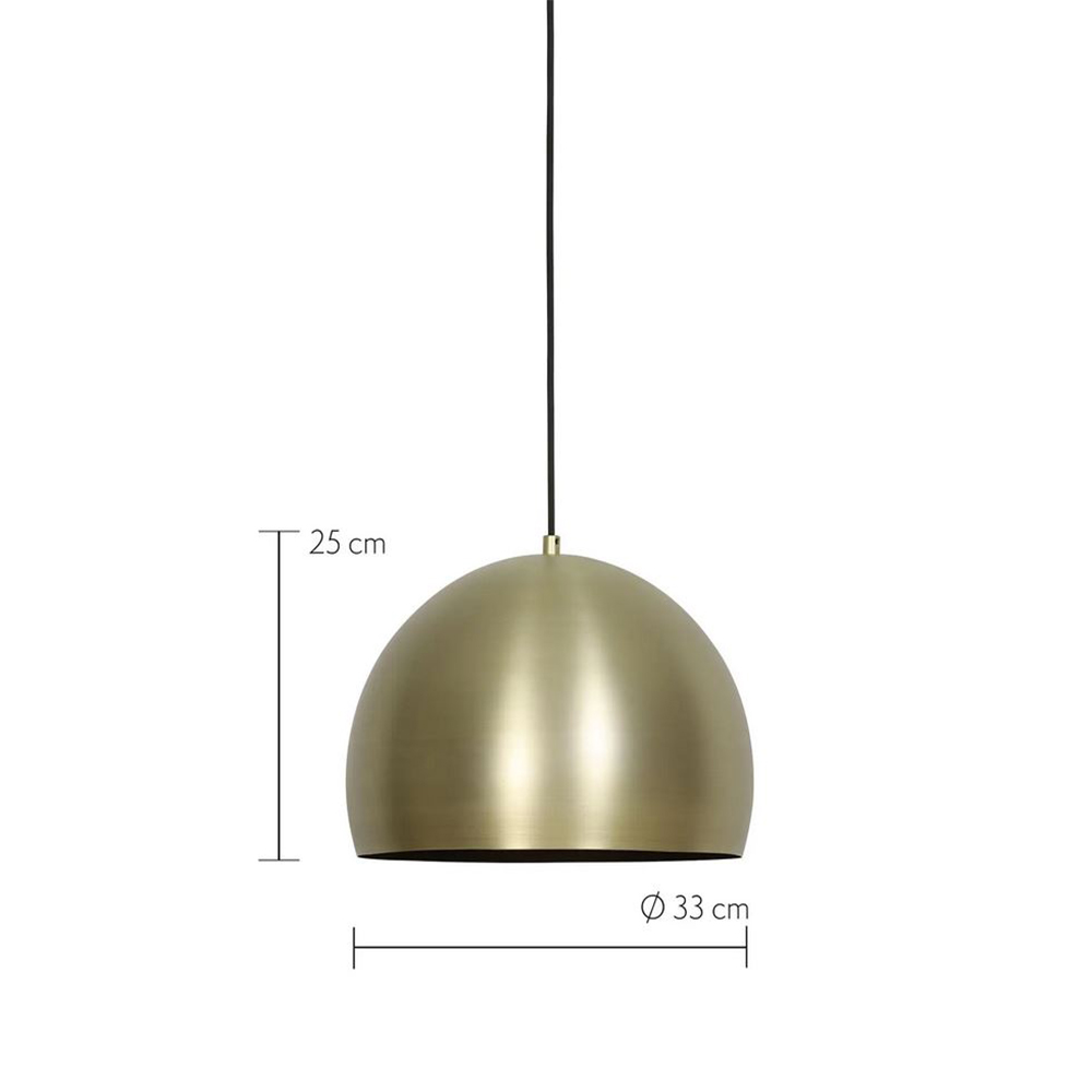 Deckenleuchte Hängeleuchte JAICEY von Light & Living Ø33x25 Lampe matt gold