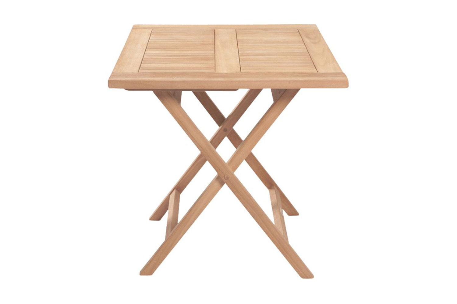 Klapptisch Ela Bistrotisch Beistelltisch Quadratisch Teak 60x60x75cm