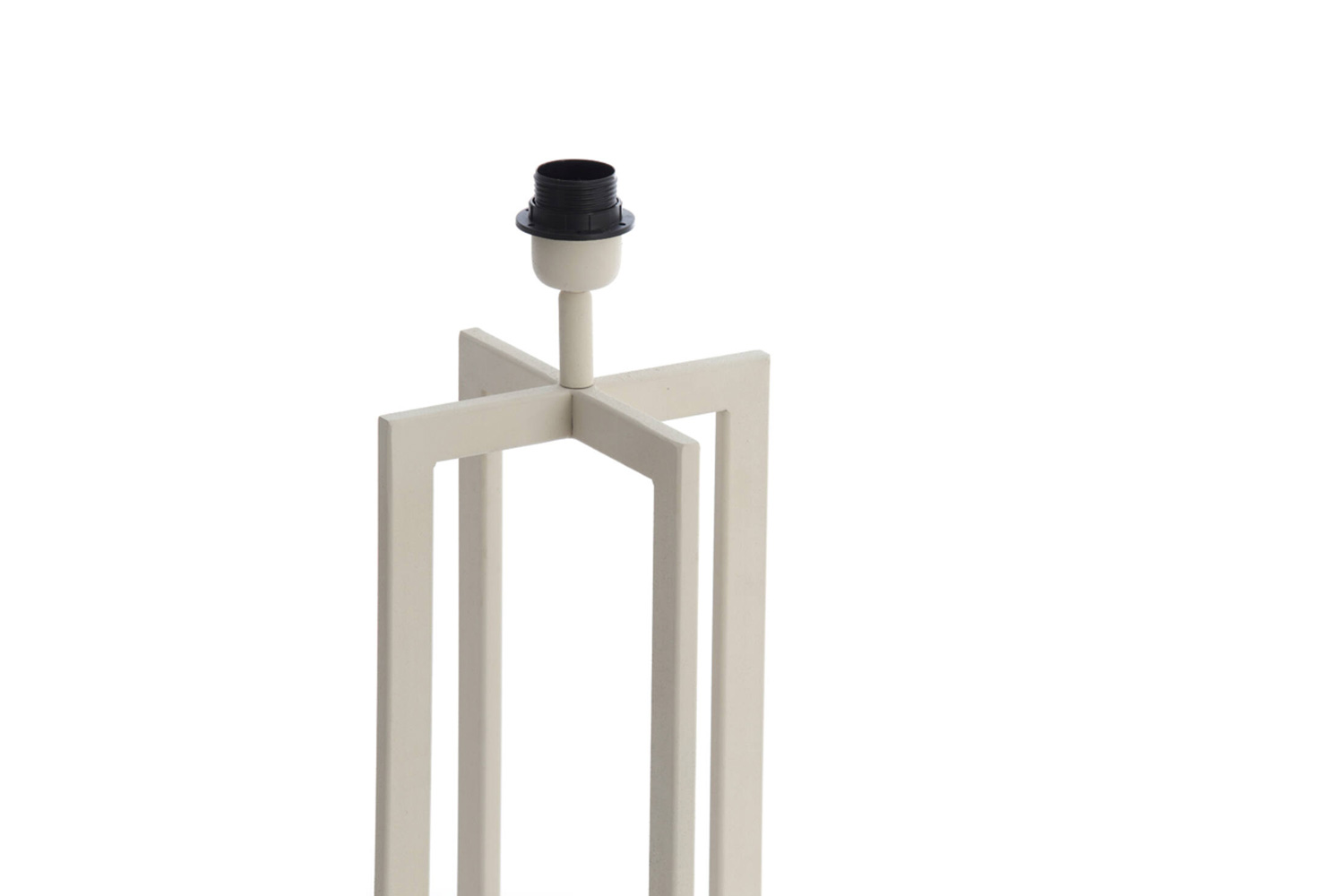Lampenfuß MACE von Light & Living Tischleuchte Lampe 21x21x46 cm Metall Creme