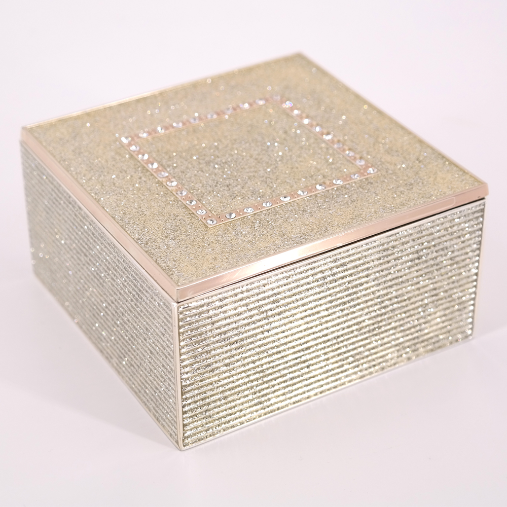 Schmuckdose Universaldose mit Strasssteinen Box Schmuckschatulle Dose Schmuckdose Universaldose mit Strasssteinen Box Schmuckschatulle Dose