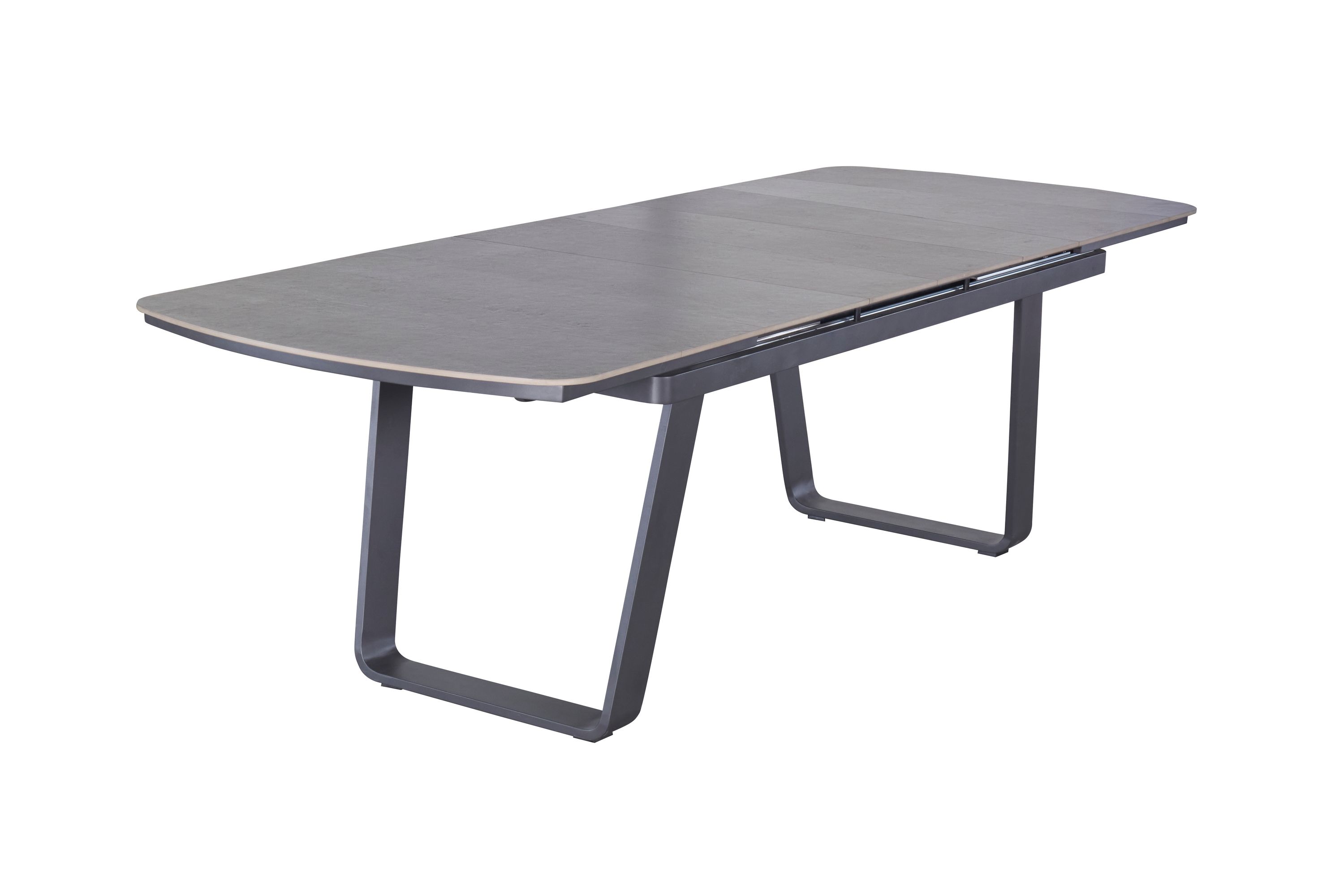 Gartentisch Ohio Ausziehtisch mit Synchronauszug 200/260x100cm grau Gartentisch Ohio Ausziehtisch mit Synchronauszug 200/260x100cm grau